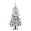 Berkfield Artificial Hinged Christmas Tree White 120 cm PE and PVC 3