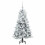 Berkfield Artificial Hinged Christmas Tree White 120 cm PE and PVC 4