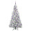Berkfield Artificial Hinged Christmas Tree White 180 cm PE and PVC 3