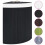 Berkfield Bamboo Corner Laundry Basket Black 60 L 2