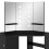 Berkfield Corner Dressing Table with LED Black 111x54x141.5 cm 7