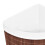 Berkfield Bamboo Corner Laundry Basket Brown 60 L 6