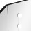 Berkfield Corner Dressing Table with LED Black 111x54x141.5 cm 10