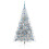 Berkfield Artificial Pre-lit Christmas Tree Silver 210 cm PET 4