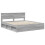 Berkfield Bed Frame Grey Sonoma 180 x 200 cm Engineered wood 4