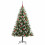 Berkfield Artificial Hinged Christmas Tree with Flocked Snow 150 cm 3