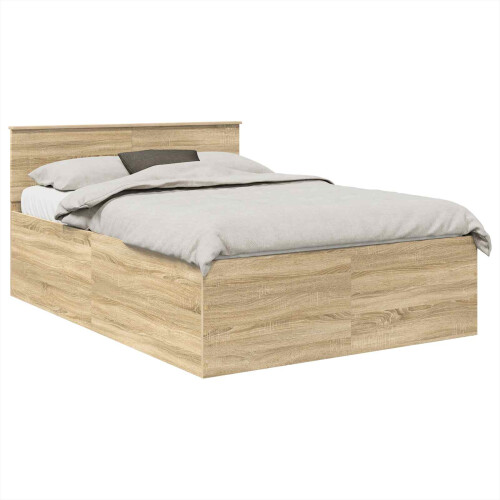 Berkfield Bed Frame Sonoma Oak 150 x 200 cm Engineered Wood 1