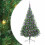 Berkfield Artificial Pre-lit Christmas Tree Green 180 cm PVC 2