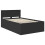 Berkfield Bed Frame with Headboard Black 135 x 190 cm Engineered Wood 4