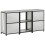 Berkfield Kitchen Storage Set with Shelf 3 pcs Silver Galvanised Steel 7