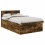 Berkfield Bed Frame Smoked Oak 120 x 190 cm Engineered Wood 2