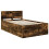 Berkfield Bed Frame Smoked Oak 120 x 190 cm Engineered Wood 4