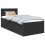 Berkfield Bed Frame with Headboard Black 75 x 190 cm Engineered Wood 2