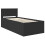 Berkfield Bed Frame with Headboard Black 75 x 190 cm Engineered Wood 4