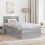 Berkfield Bed Frame Grey Sonoma 75 x 190 cm Engineered Wood 3