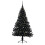 Berkfield Artificial Pre-lit Christmas Tree Black 150 cm PVC 3