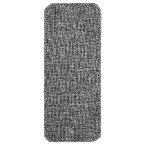 Berkfield Anti Slip Stair Mats 15 pcs 60x25 cm Grey Rectangular 1