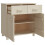 Berkfield Sideboard HAMAR Honey Brown 79x40x80 cm Solid Wood Pine 5