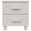 Berkfield Bedside Cabinets HAMAR 2 pcs White 40x35x44.5 cm Solid Wood 4
