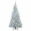 Berkfield Artificial Hinged Christmas Tree White 180 cm PE and PVC 3