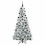 Berkfield Artificial Hinged Christmas Tree White 210 cm PE and PVC 3