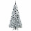 Berkfield Artificial Hinged Christmas Tree White 210 cm PE and PVC 4
