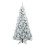 Berkfield Artificial Hinged Christmas Tree White 210 cm PE and PVC 4