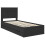 Berkfield Bed Frame with Drawer Black 75 x 190 cm Engineer Wood 4