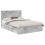 Berkfield Storage Bed Concrete Grey 150 x 200 cm Engineered Wood 2