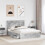 Berkfield Storage Bed Concrete Grey 150 x 200 cm Engineered Wood 3