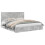 Berkfield Storage Bed Concrete Grey 200 x 200 cm Engineered Wood 2