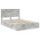 Berkfield Storage Bed Concrete Grey 150 x 200 cm Engineered Wood 4