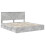 Berkfield Storage Bed Concrete Grey 200 x 200 cm Engineered Wood 4
