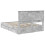 Berkfield Storage Bed Concrete Grey 150 x 200 cm Engineered Wood 6