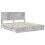 Berkfield Storage Bed Concrete Grey 200 x 200 cm Engineered Wood 4
