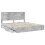 Berkfield Storage Bed Concrete Grey 200 x 200 cm Engineered Wood 5