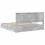 Berkfield Storage Bed Concrete Grey 200 x 200 cm Engineered Wood 6