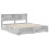 Berkfield Bed Frame Concrete Grey 200 x 200 cm Engineered Wood 4