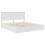 Berkfield Storage Bed with Headboard White 180 x 200 cm Engineered Wood 4