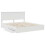 Berkfield Storage Bed with Headboard White 180 x 200 cm Engineered Wood 5