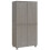 Berkfield Wardrobe HAMAR Light Grey 89x50x180 cm Solid Wood Pine 2