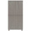 Berkfield Wardrobe HAMAR Light Grey 89x50x180 cm Solid Wood Pine 3