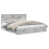 Berkfield Storage Bed Concrete Grey 200 x 200 cm Engineered Wood 2