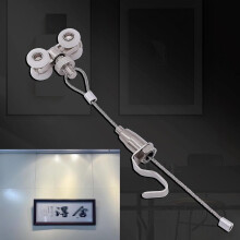 Picture Hanging Rail Kit with Adjustable Height, Aluminum Alloy Wall Mount Track for Art and Photos (9.8'/3.0m Cable, 1 Hook)