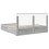 Berkfield Storage Bed Grey Sonoma 180 x 200 cm Engineered Wood 6