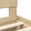 Berkfield Bed Frame Sonoma Oak 120 x 123 cm Engineered Wood 6