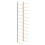 Berkfield Wall Mounted Wine Rack for 36 Bottles Gold Iron 2