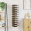 Berkfield Wall Mounted Wine Rack for 36 Bottles Gold Iron 3