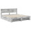 Berkfield Bed Frame Concrete Grey 200 x 200 cm Engineered Wood 4