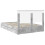 Berkfield Storage Bed Concrete Grey 150 x 200 cm Engineered Wood 6